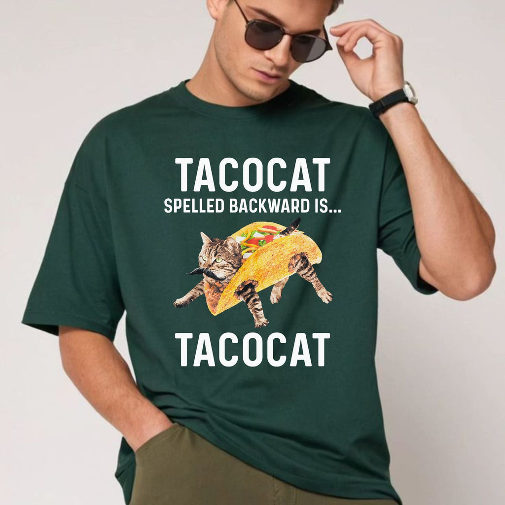 Pasimax "Tacocat Backward Is Tacocat" Tee — side view