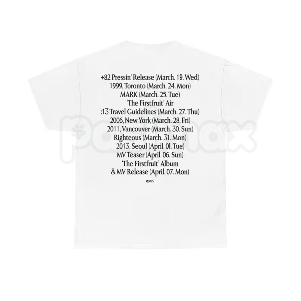 Mark Lee "The Firstfruit" Solo Debut Album T-Shirt – Official NCT 127 K-Pop Graphic Unisex Merchandise