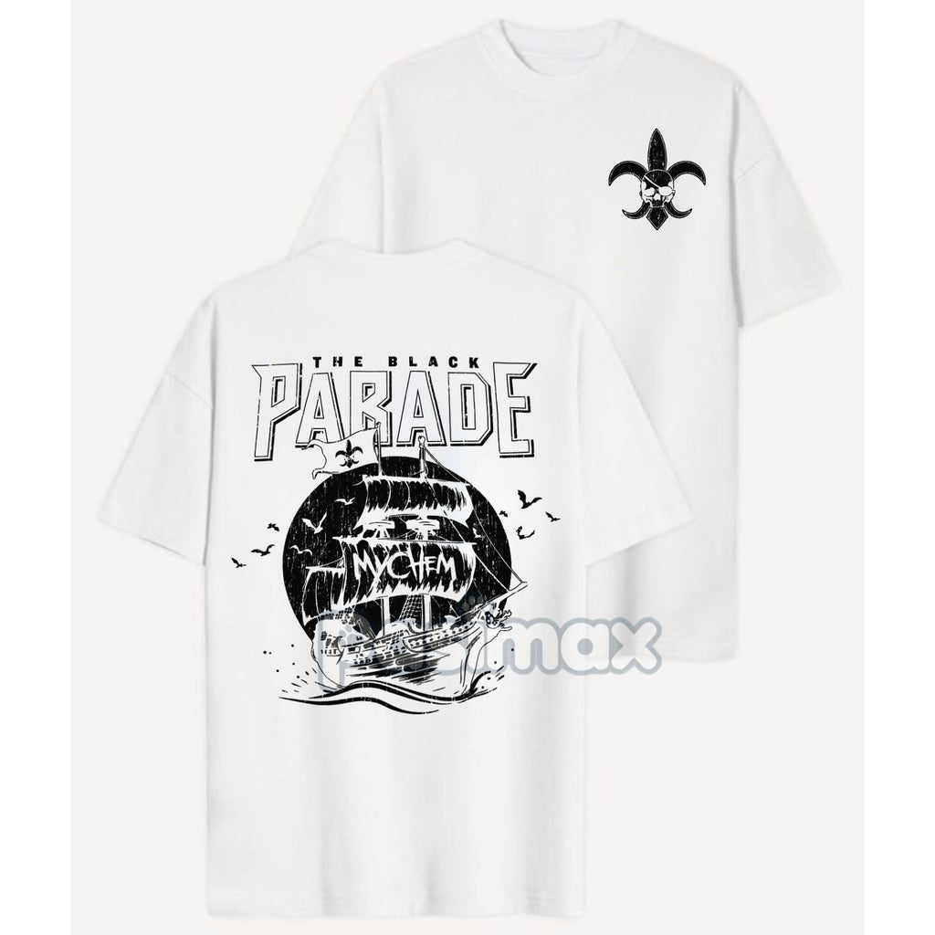 Pasimax Official My Chemical Romance Black Parade 2025 Tour T-Shirt — side view