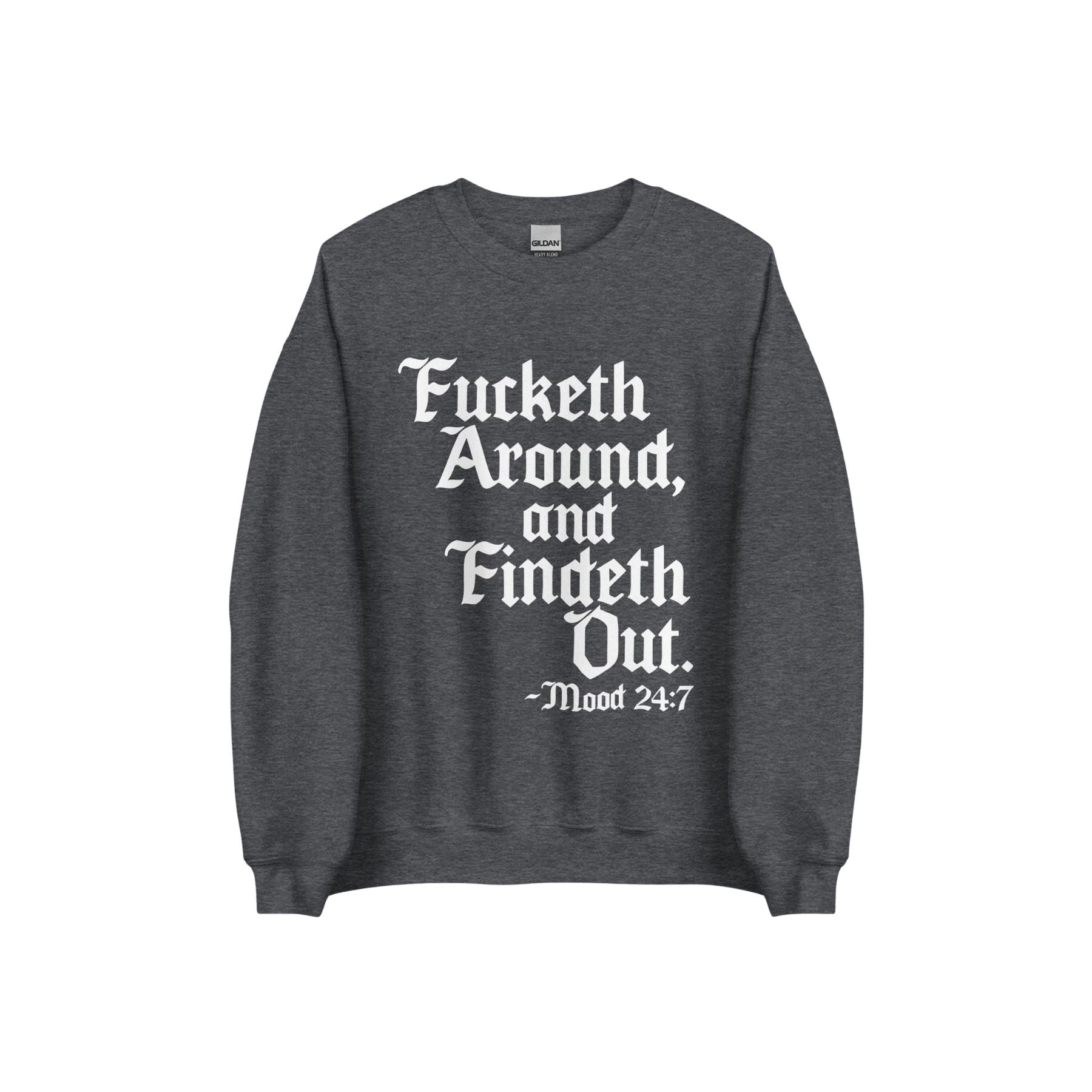 Pasimax Medieval Meme Crewneck Sweatshirt — side view