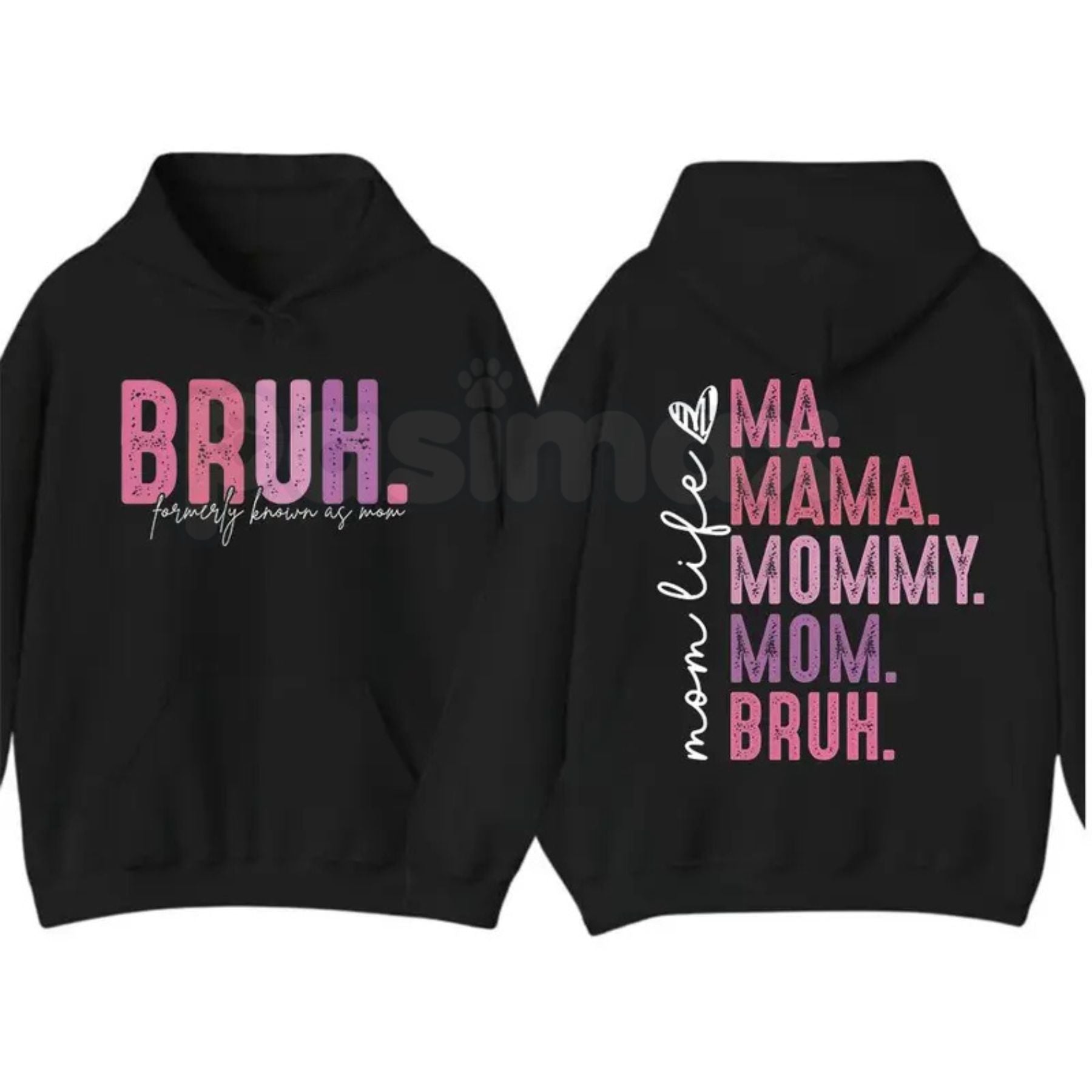 Bruh Formerly Known as Mom Sweatshirt – Funny Mama Mommy Mom Bruh Hoodie & Sarcastic T-Shirt