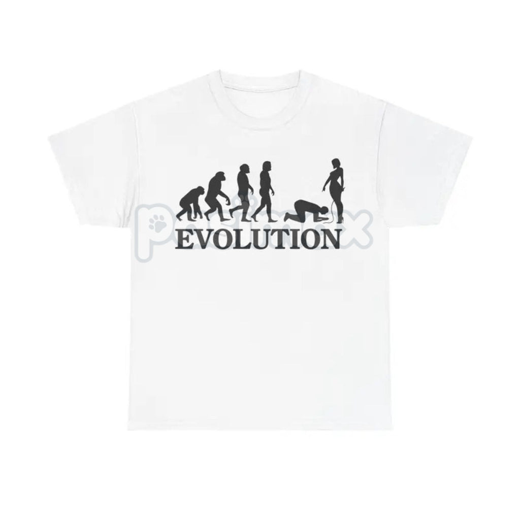 Pasimax "Evolution Simp" Funny Graphic T-Shirt — side view