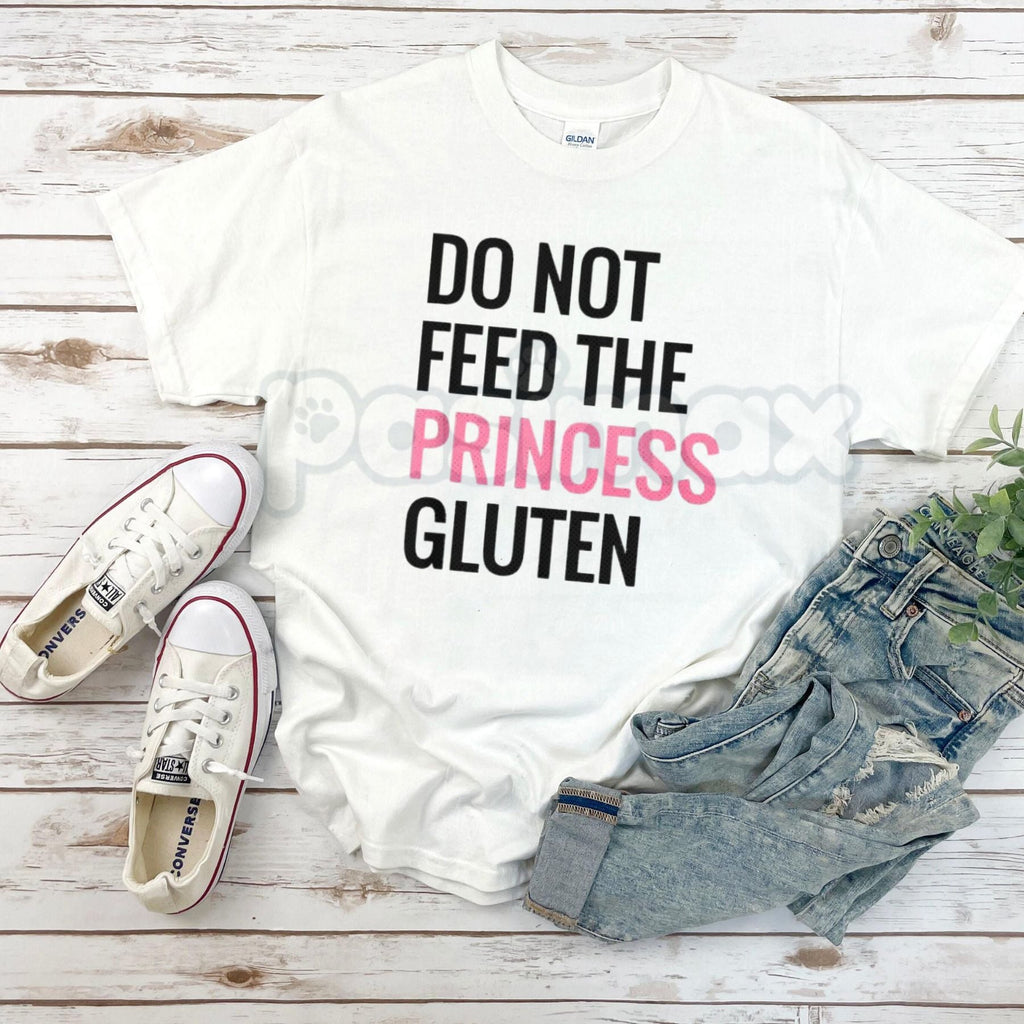 "Gluten Free Princess" Funny T-Shirt – Sarcastic Allergy Awareness Graphic Tee, Premium 100% Cotton Celiac Humor Top, Soft Lived-In Heavyweight Wheat-Free Lifestyle Shirt, Made in USA