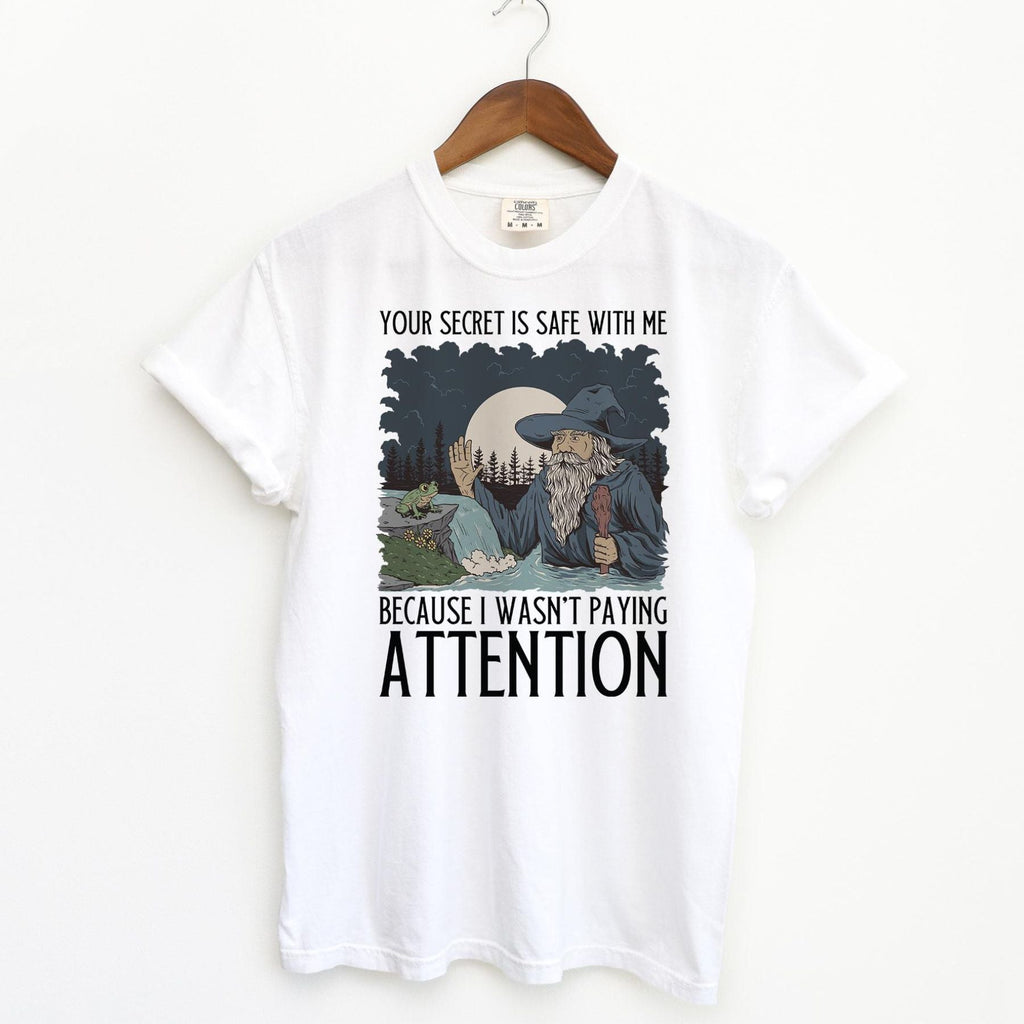 Pasimax Your Secret Is Safe With Me T-Shirt — side view