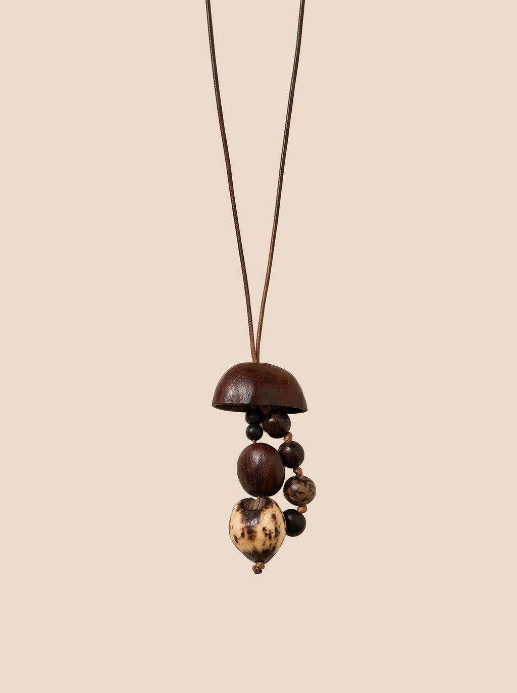 Artisanal Woodland Pendant Necklace
