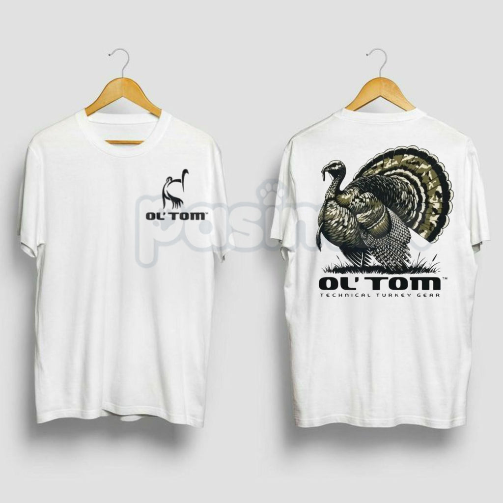 Pasimax "Ol' Tom" Turkey Hunting 2-Sided T-Shirt — side view