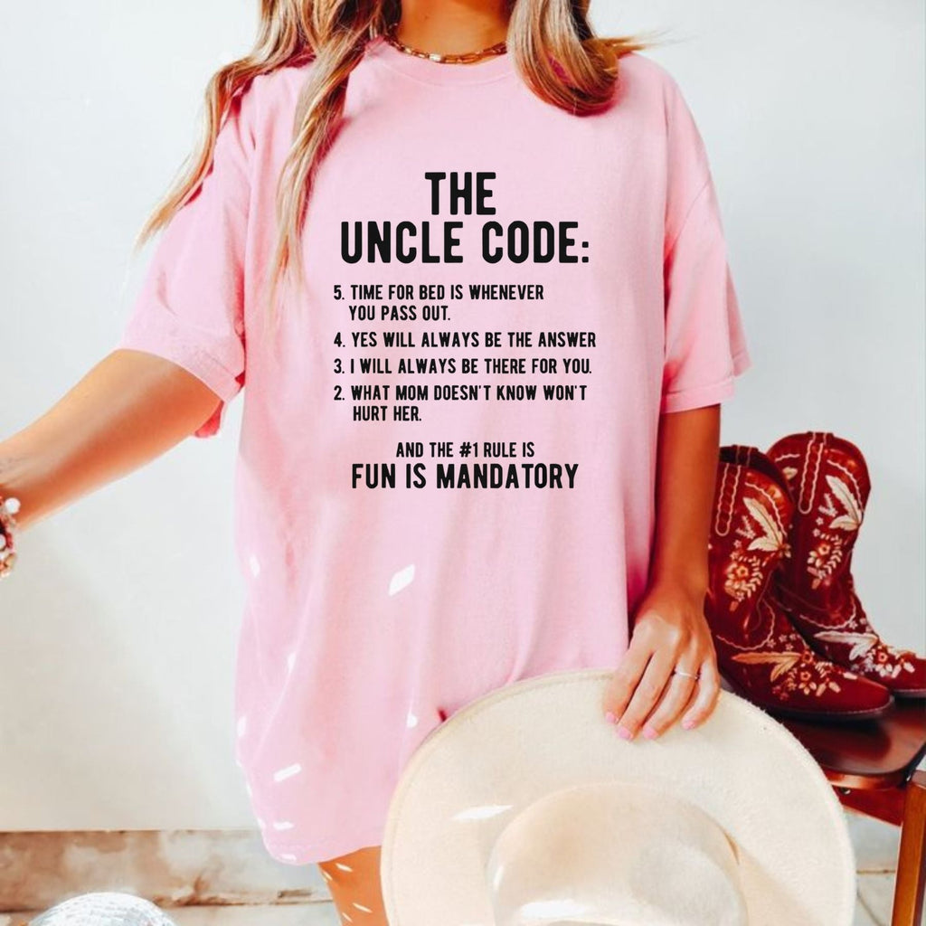 Pasimax "The Uncle Code" T-Shirt — side view