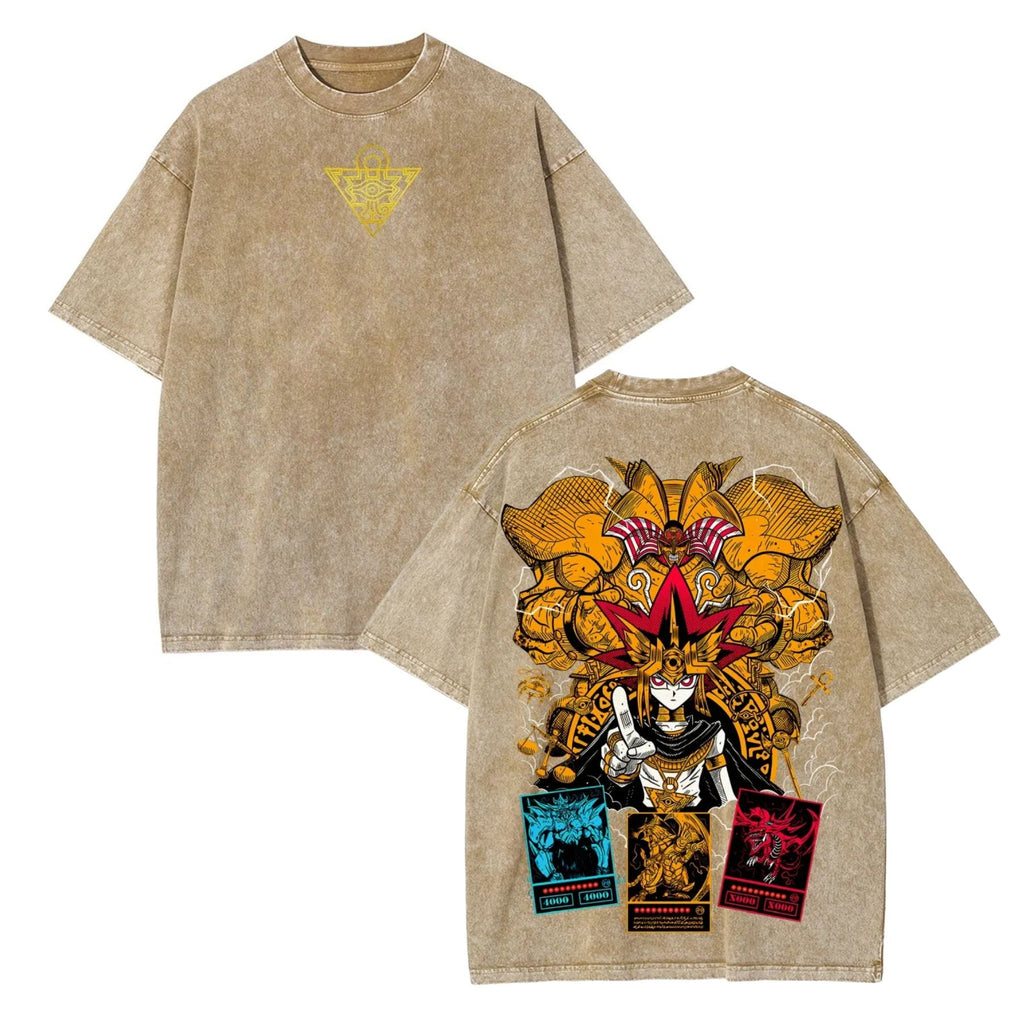 Pasimax God Card & Exodia Yu-Gi-Oh! T-Shirt — side view