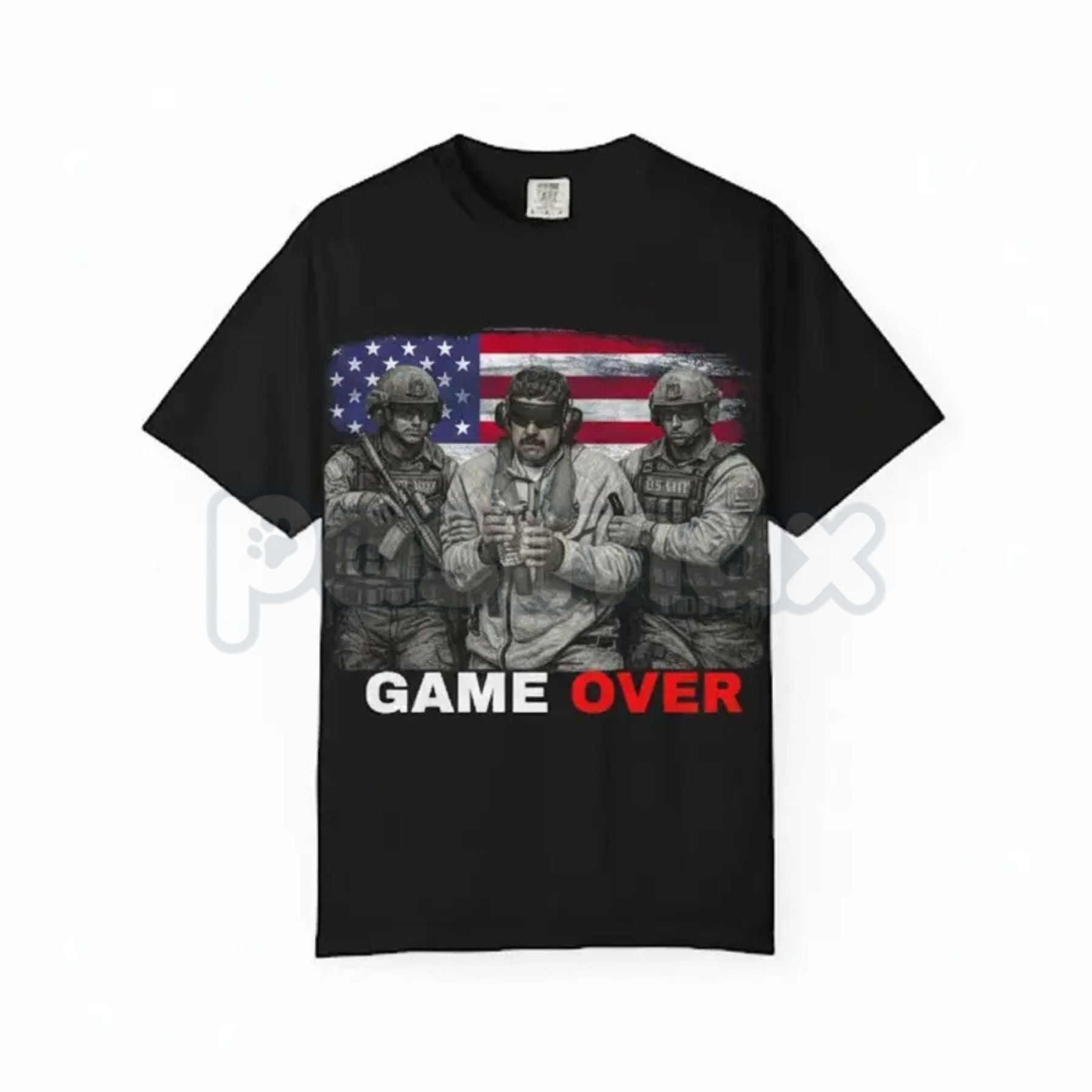 Pasimax Maduro "Game Over" T-Shirt – Political Statement Graphic Tee, Venezuela Freedom Apparel, Bold Activism Shirt, Vintage