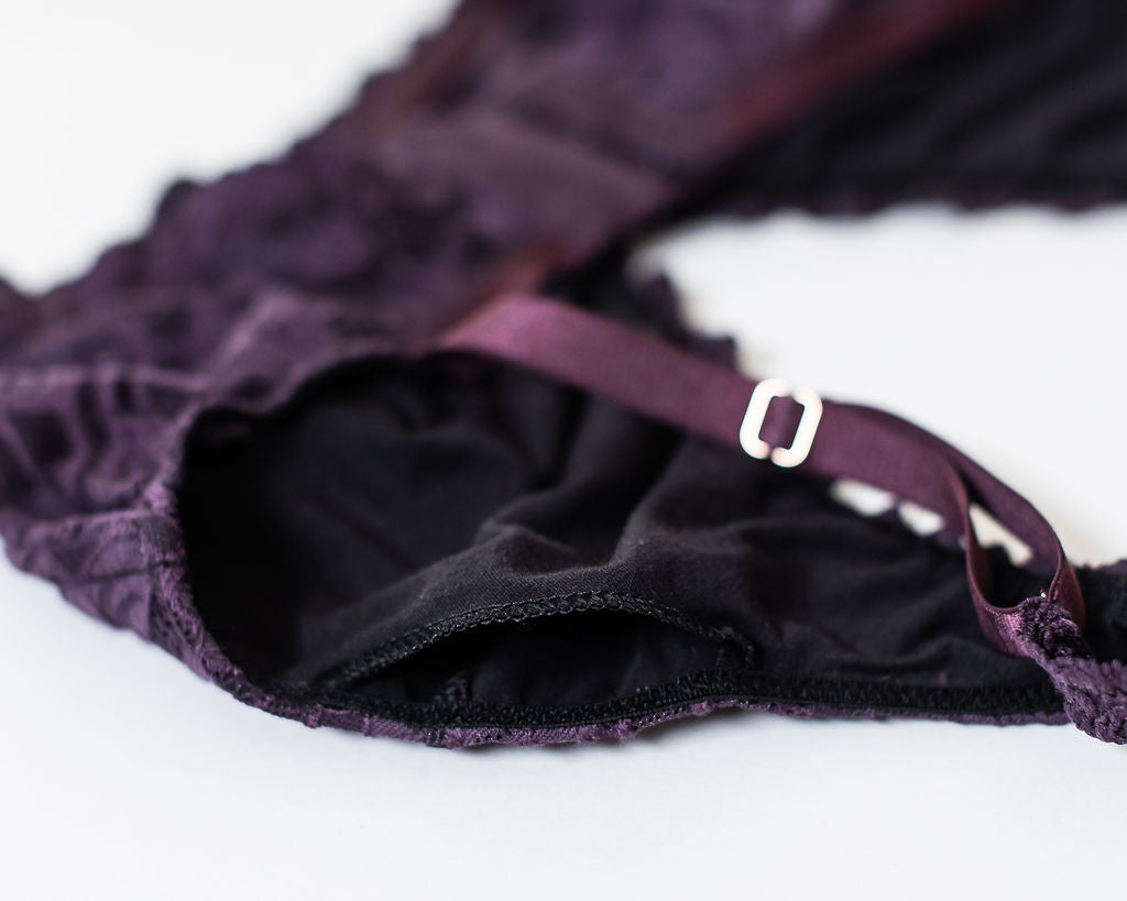 Everviolet Vela Wireless Bra, Orchid — alternative angle