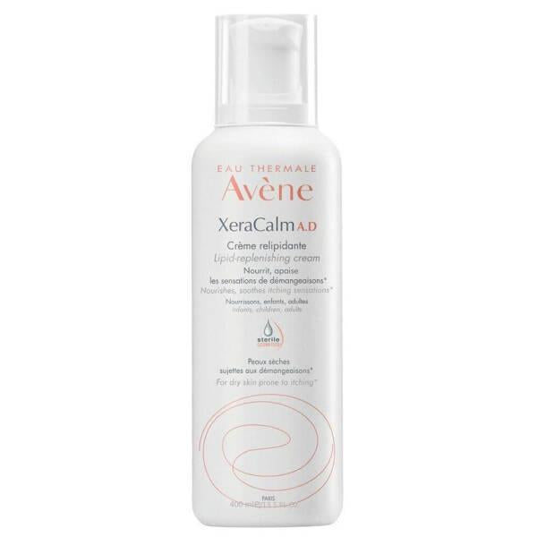 Avene Xeracalm A.D Cream 400ml - Soothing Moisturizer for Dry, Itchy Skin - Fragrance-Free Skincare