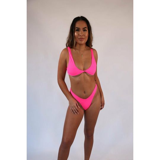 Beau Swim Kiki Bikini Top - Pink — alternate view