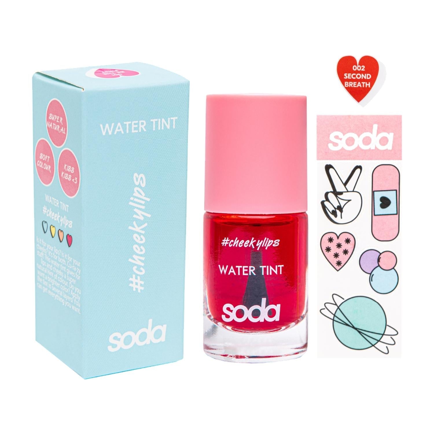 Soda Water Tint Liquid Blush 002 - 10ml Natural Makeup Cheek Color