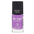 Rival Loves Me HD-Gel Nail Polish No.37 Violet Whisper - Intense Violet Nail Color, Gel-Like Finish, Nourishing Nail Care