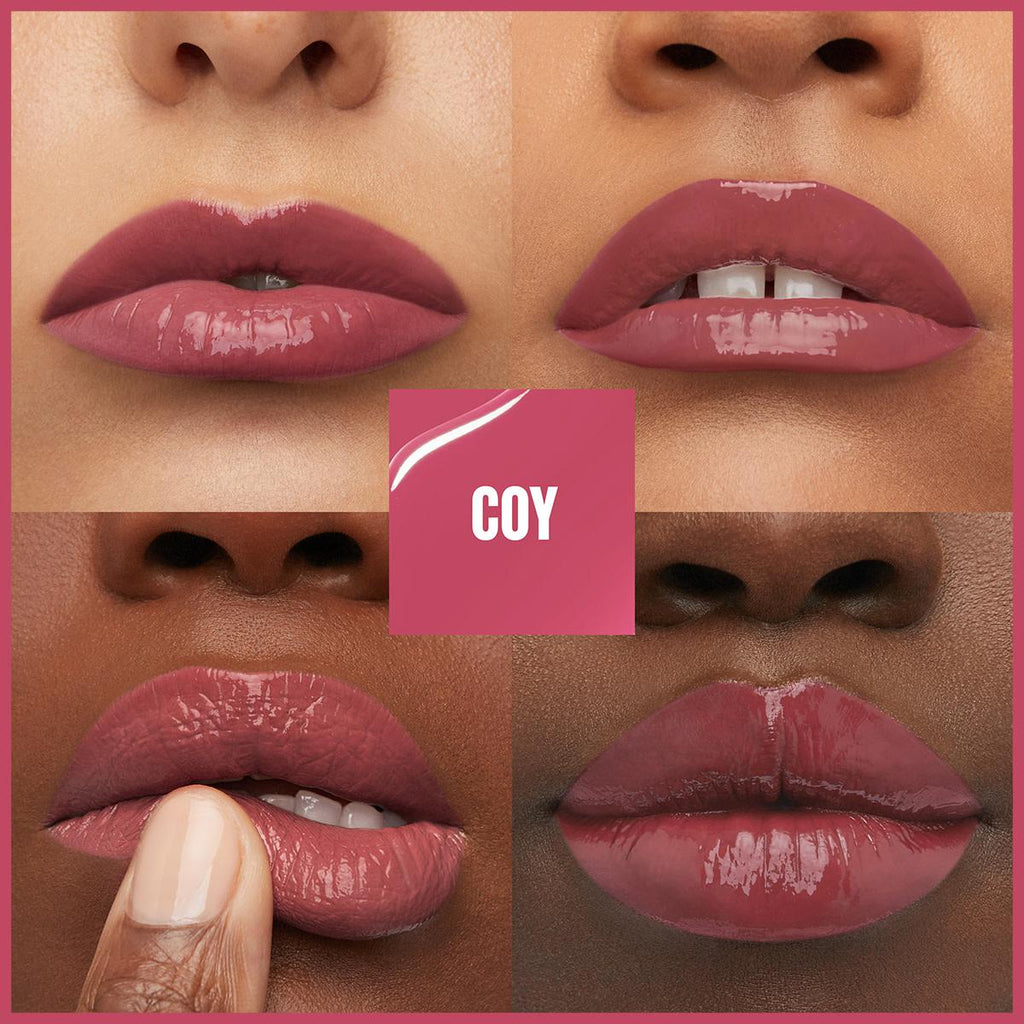 Maybelline New York Super Stay Vinyl Ink Long-Lasting Liquid Lipstick, High Shine Finish, Smudge-Resistant - 20 Coy