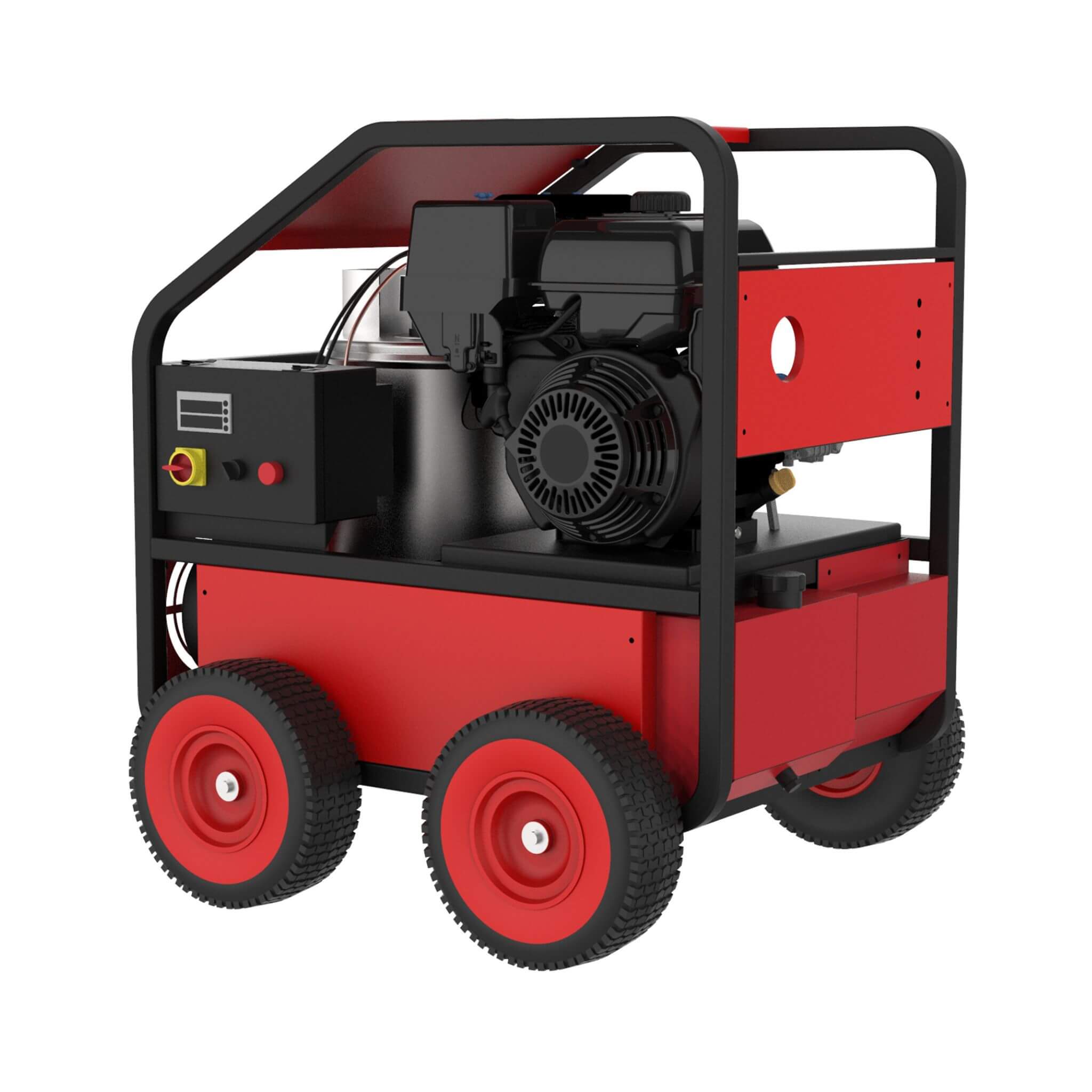 Heavy-Duty 4K PSI Commercial Hot Water Gas Powered Pressure Washer (SAK62461) – SAKSBY WHOLESALE, view 3