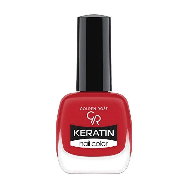 Golden Rose Keratin Nail Polish - Long Lasting & Nourishing Nail Color (No: 37)