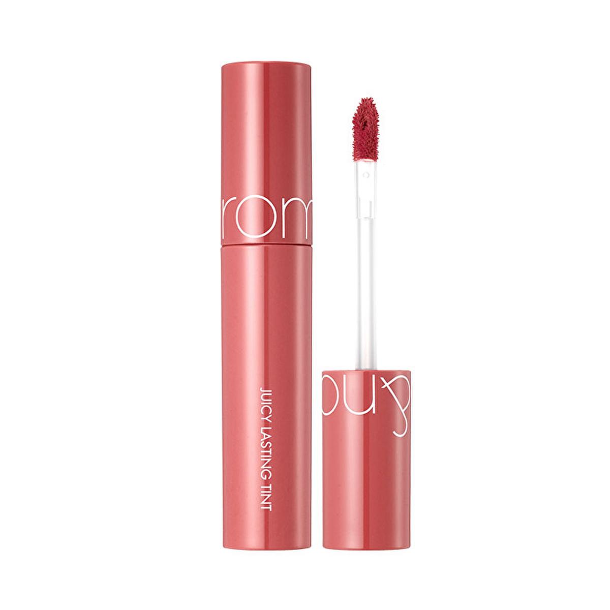 rom&nd Juicy Lasting Tint: #11 Pink Pumpkin - Glossy, Moisturizing, Long-Lasting Korean Lip Tint for Hydrated & Vibrant Lips