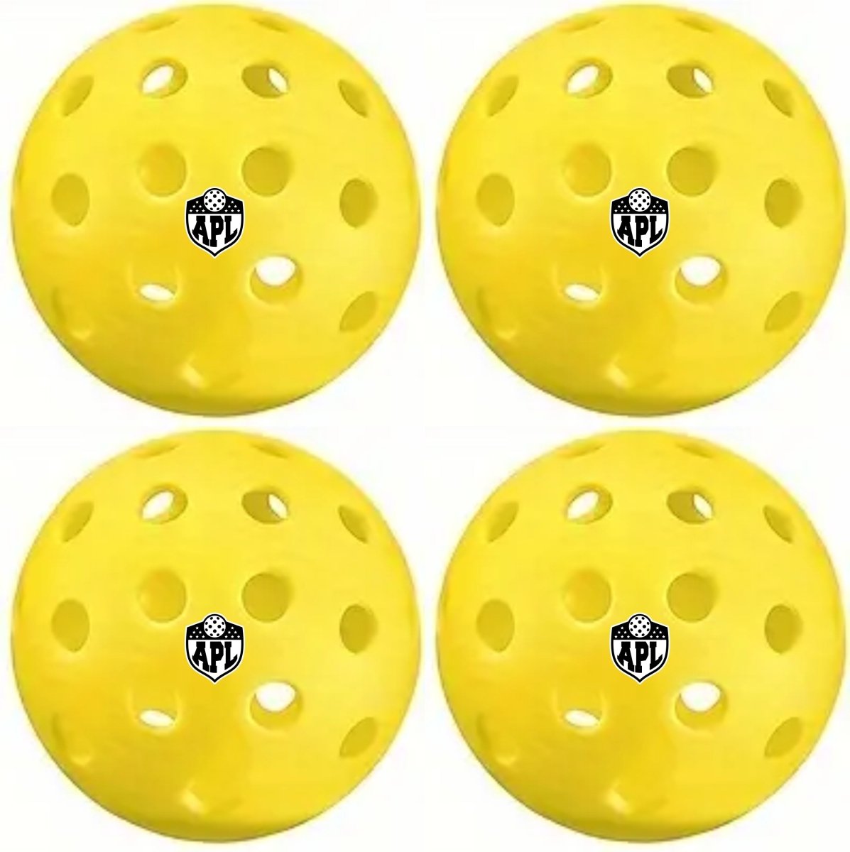 APL Pro AeroLite Pickleballs 4 Pack