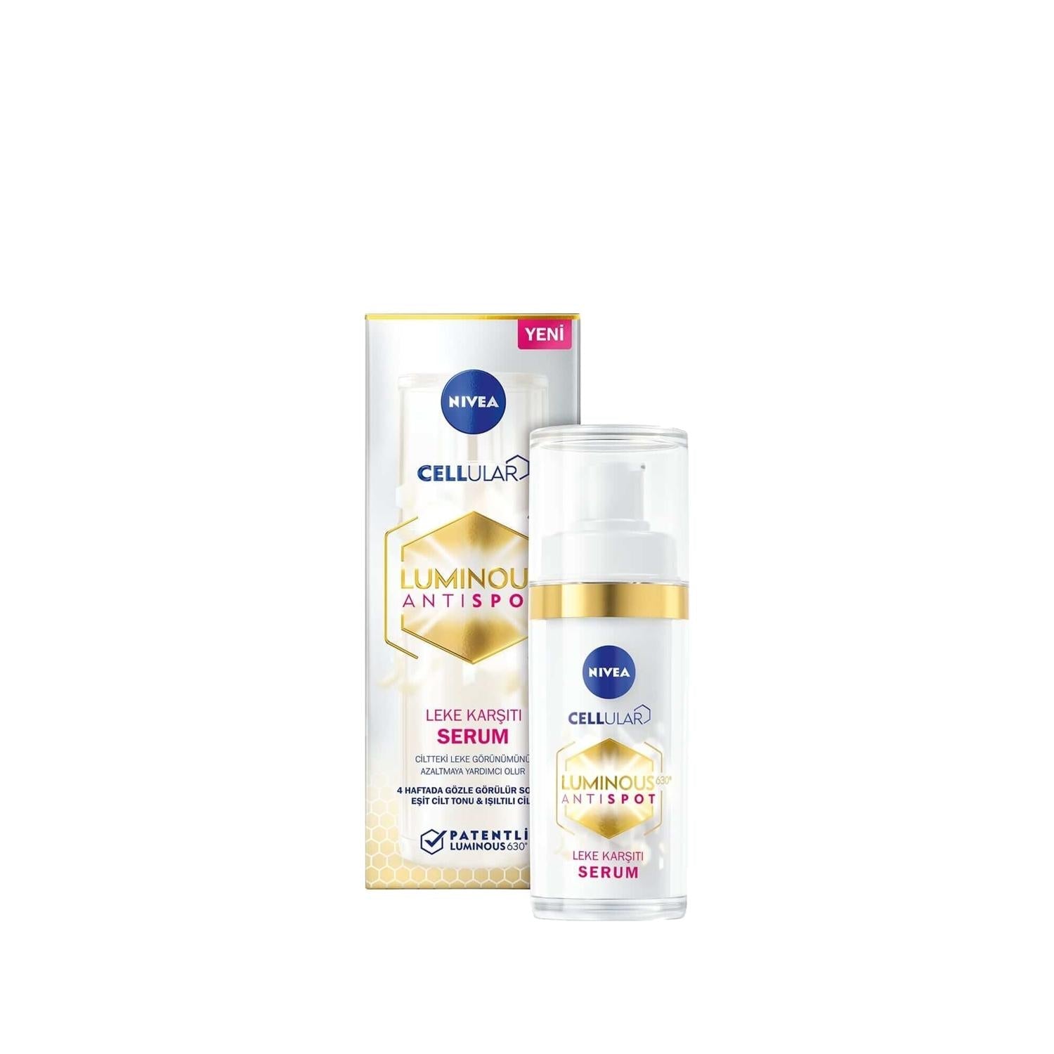Nivea Luminous630 Anti-spot Serum - 30ml, Hyperpigmentation Treatment & Skincare Solution