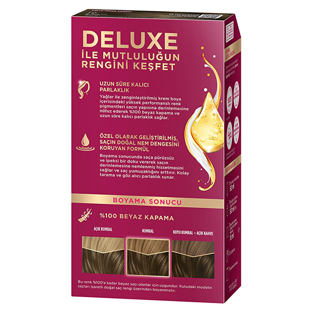 Palette Deluxe Hair Dye - Intense, Long-Lasting Color with Micro Oils for Vibrant Hair
