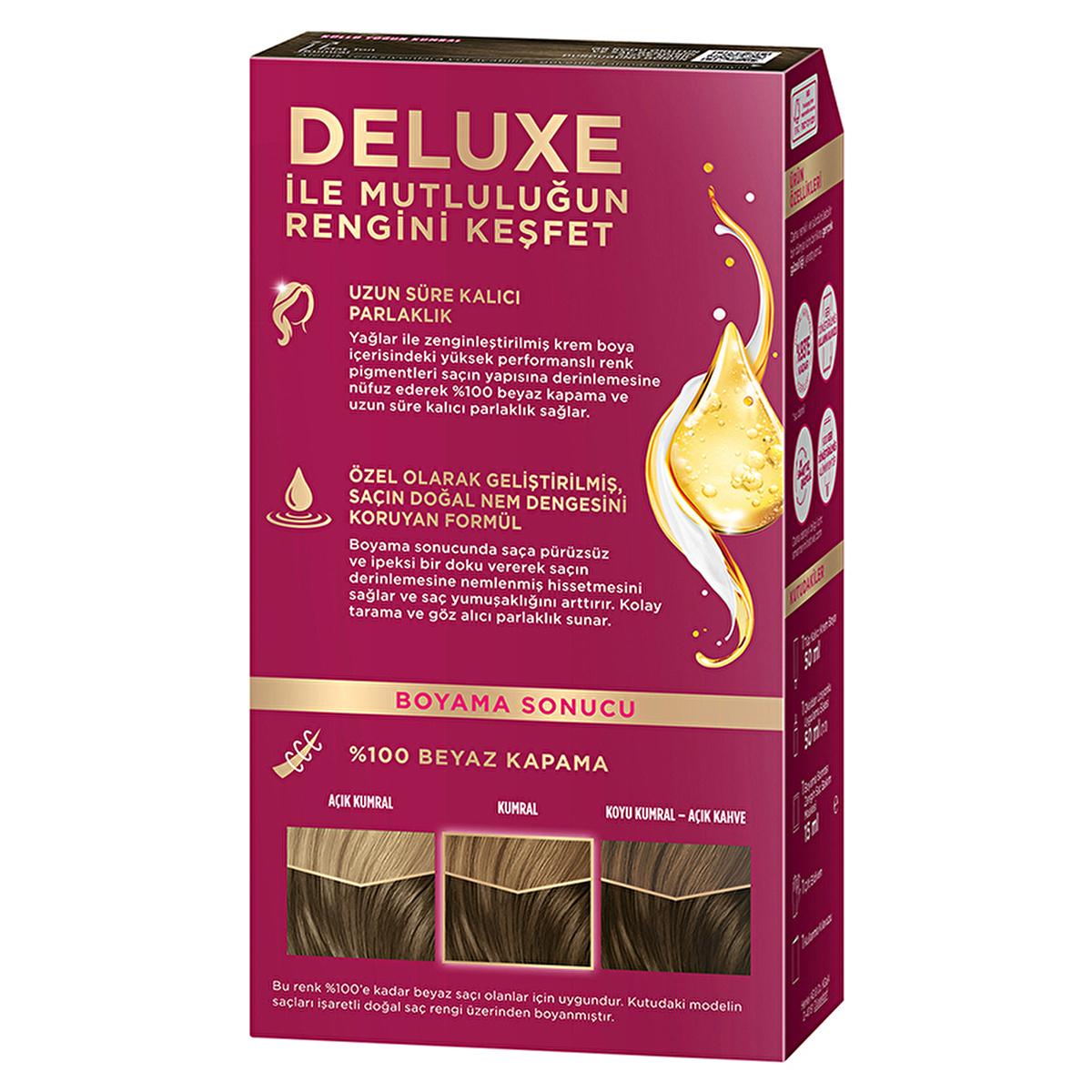 Palette Deluxe Hair Dye - Intense, Long-Lasting Color with Micro Oils for Vibrant Hair