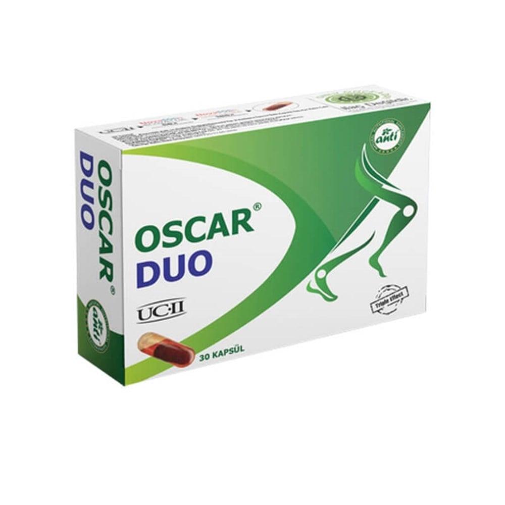 Oscar Duo Dietary Supplement for Joint Health Support - 30 Capsules - UC-II, Boswellia, Curcumin
