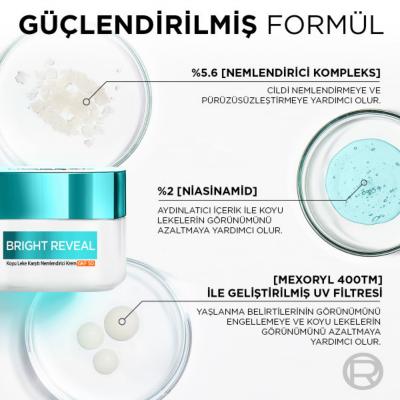 Loreal Paris Bright Reveal Dark Spot Cream - SPF 50 | 50 ml