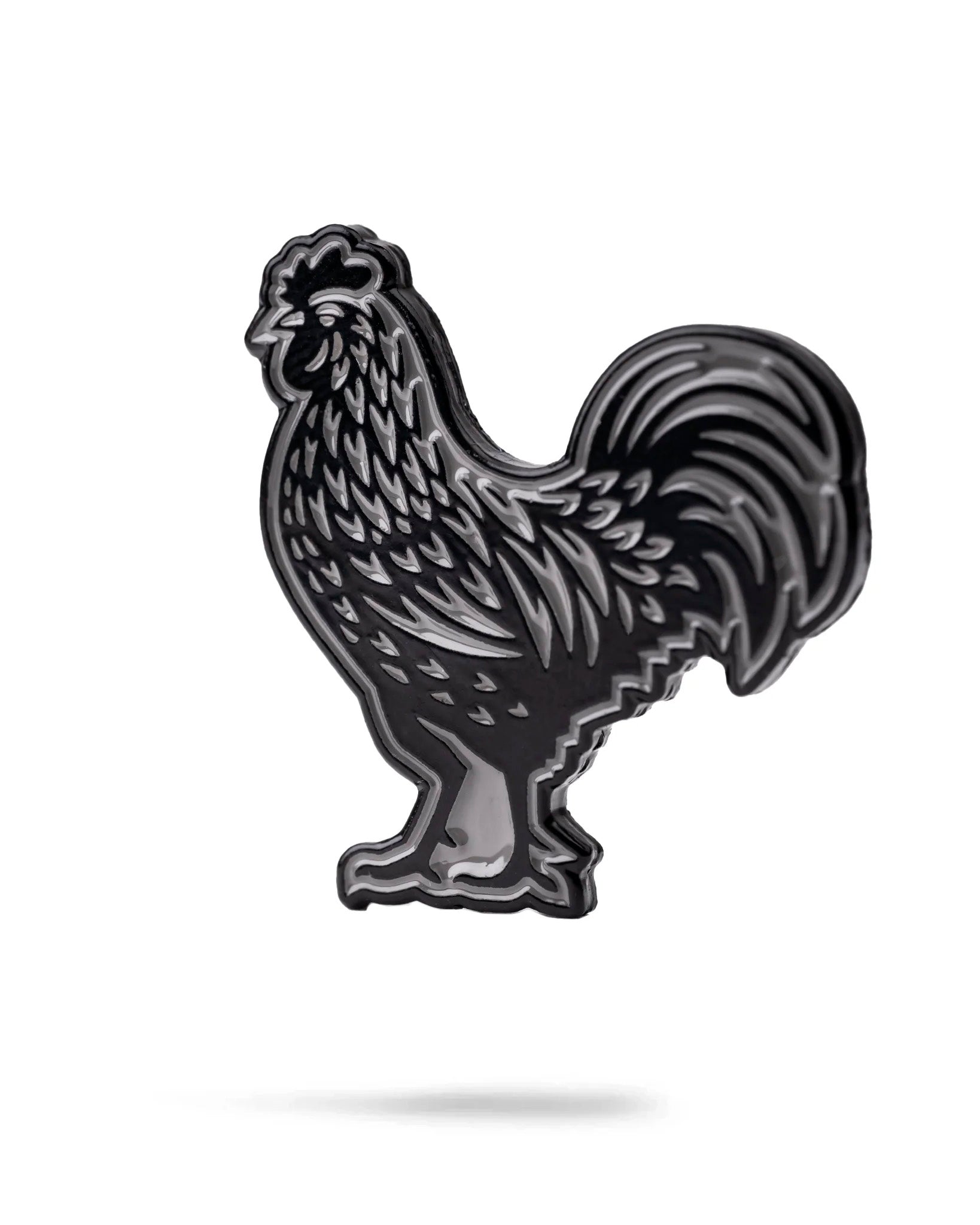 Pins and Aces Black Cock Ball Marker — main product shot