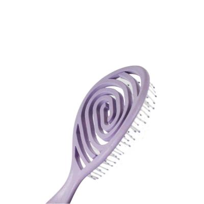 Nascita 3D Recyclable Purple Hair Brush for Gentle Detangling - Eco-Friendly Hair Care
