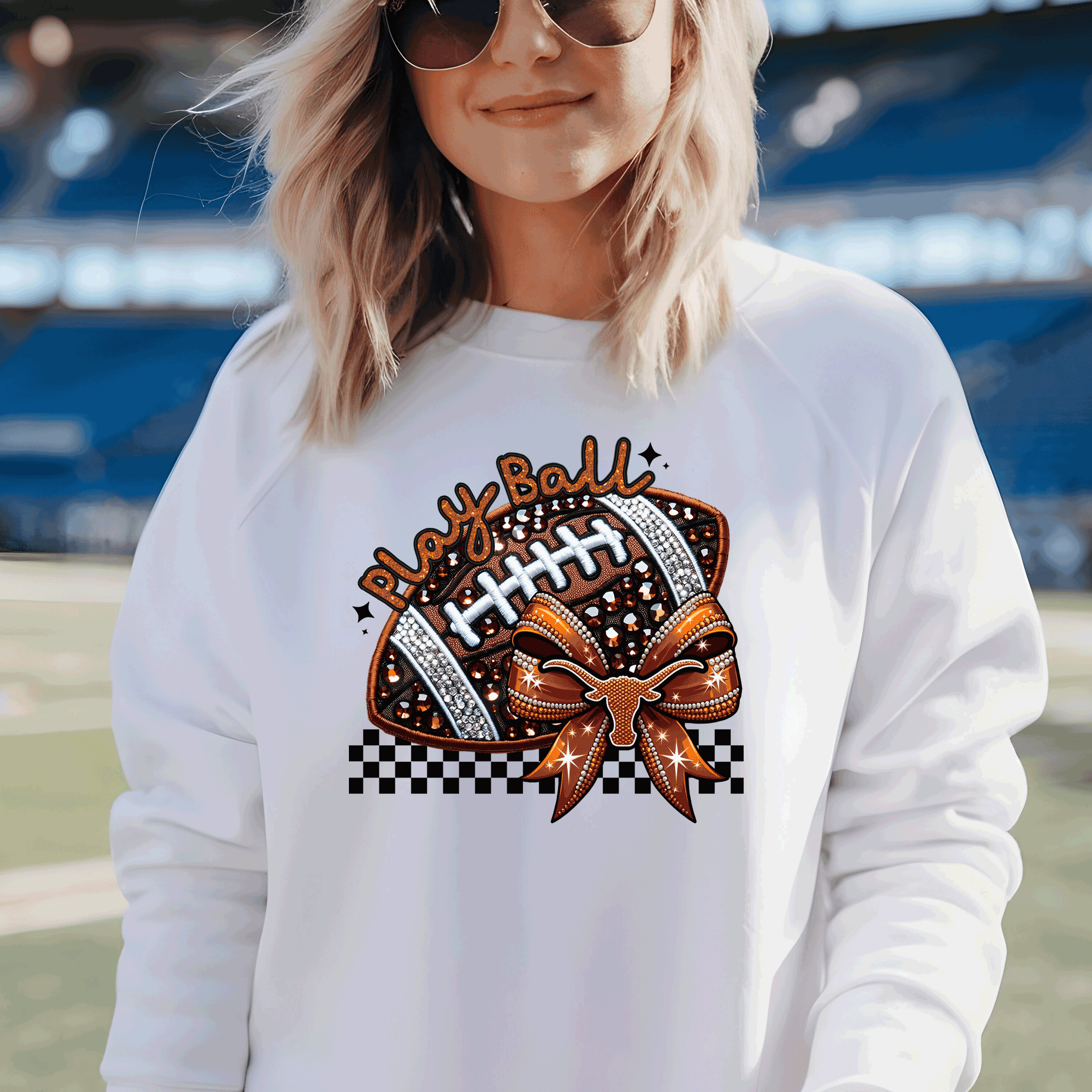 A Blessed Texas Mess Boutique University of Texas Football Shirts, Longhorns Football sweatshirts, SEC… — main product shot