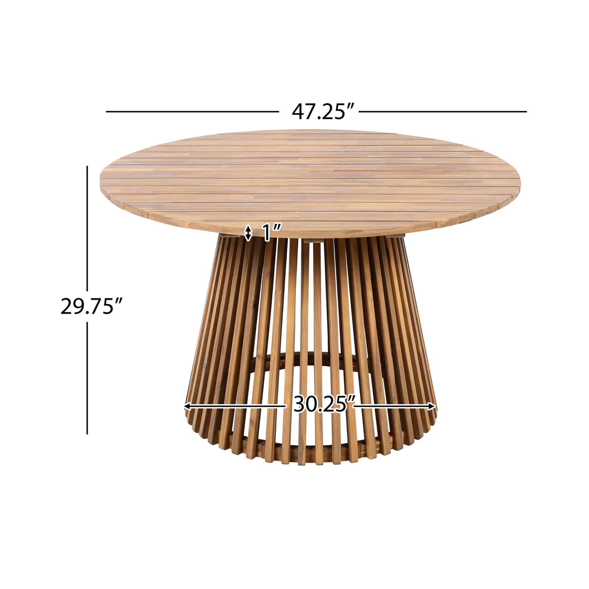 Alora Premium 5-Piece Acacia Wooden Outdoor Furniture Patio Set With Dining Chairs And Table (SAK70445) – SAKSBY WHOLESALE, v