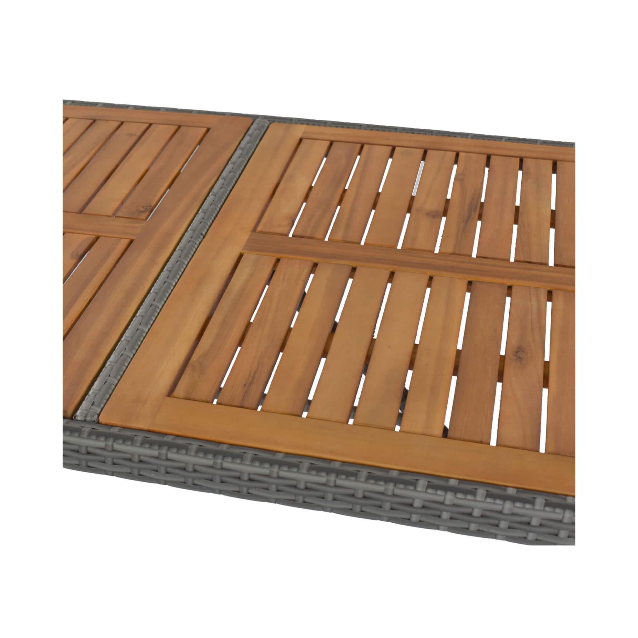 Alora 5-Piece Wicker Patio Bar Set With Cushions & Acacia Table (SAK26801) – SAKSBY WHOLESALE, view 14
