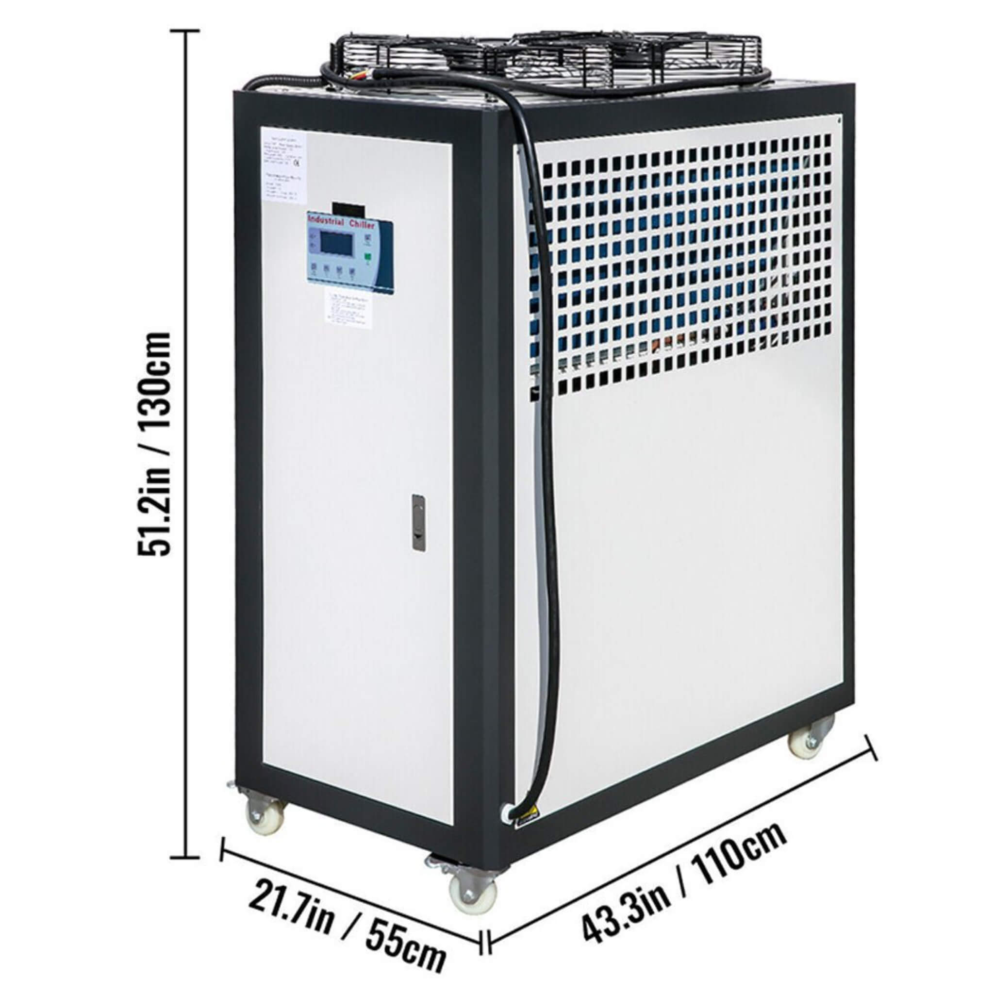 Smart Air-Cooled SS Industrial Water Chiller With LCD Display (SAK26458) – SAKSBY WHOLESALE, view 12