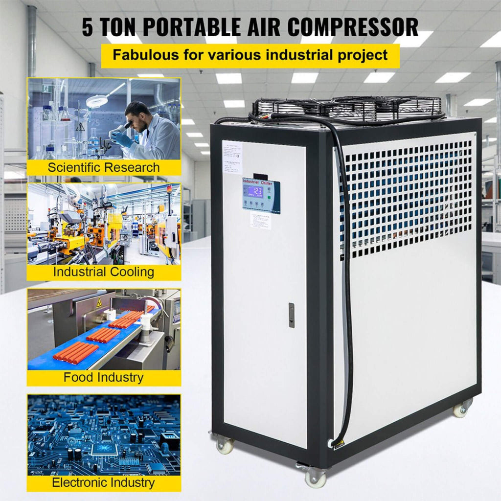 Smart Air-Cooled SS Industrial Water Chiller With LCD Display (SAK26458) – SAKSBY WHOLESALE, view 4