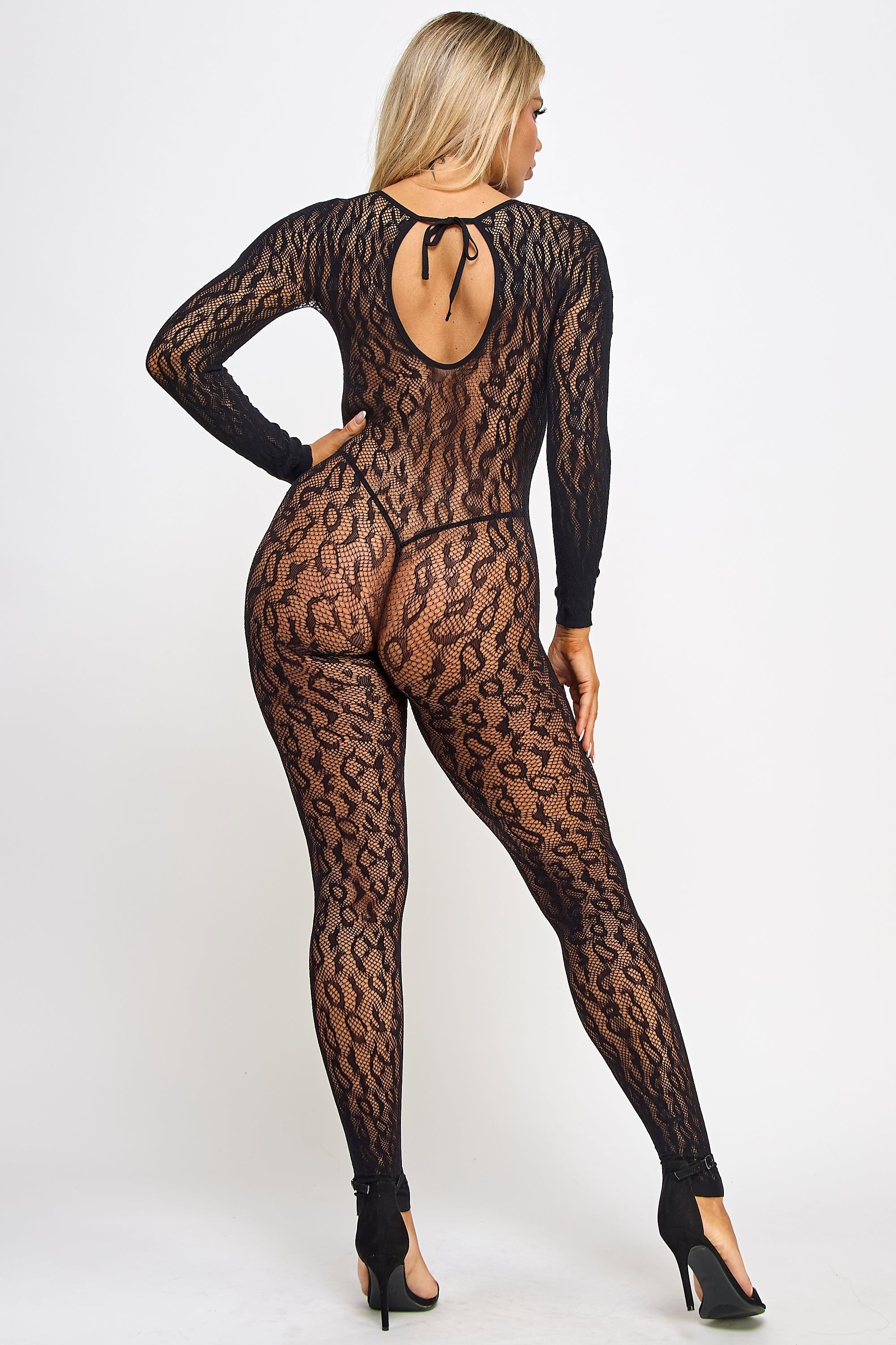 Love Spark Cove | Intimate Apparel, Pleasure Shop & Free Shipping 2462 Leilani Bodystocking — side view
