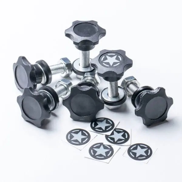 GPCA GP-Star Versatile Quick-Release Thumbscrew Set — back view