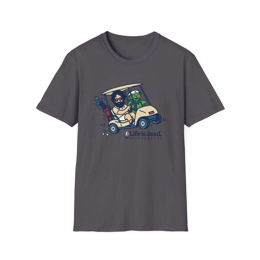 Joy Ridin' Jerry and The Bear - Life is Dead Golf Company T-Shirt