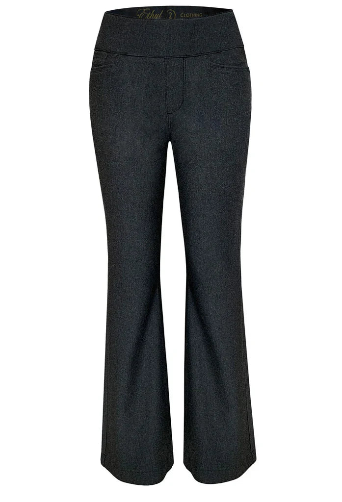 KADOU BOUTIQUE Pull-On Wide Leg Pants — main product shot