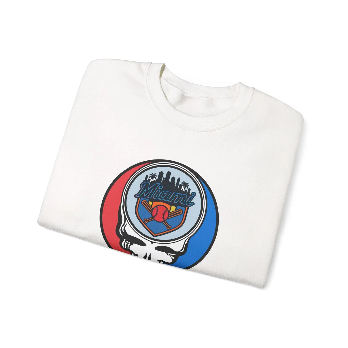 Miami Baseball Original StealieCrewneck Sweatshirt