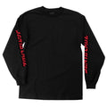 Santa Cruz Mandala Hand Long Sleeve Mens T-Shirt - Black by Skates USA