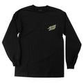 Santa Cruz Portal Dot Long Sleeve Mens T-Shirt - Black by Skates USA