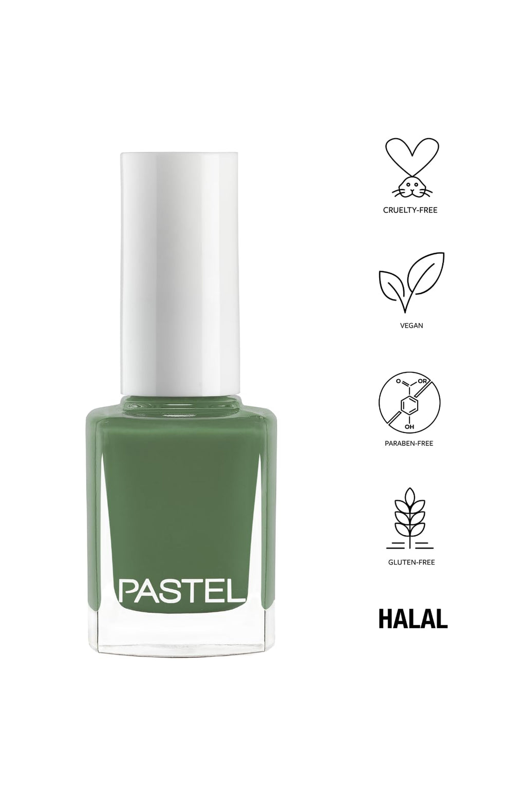 Pastel Nail Polish 316 - Vegan, Cruelty-Free, Chemical-Free Nail Care, Healthy Nail Polish