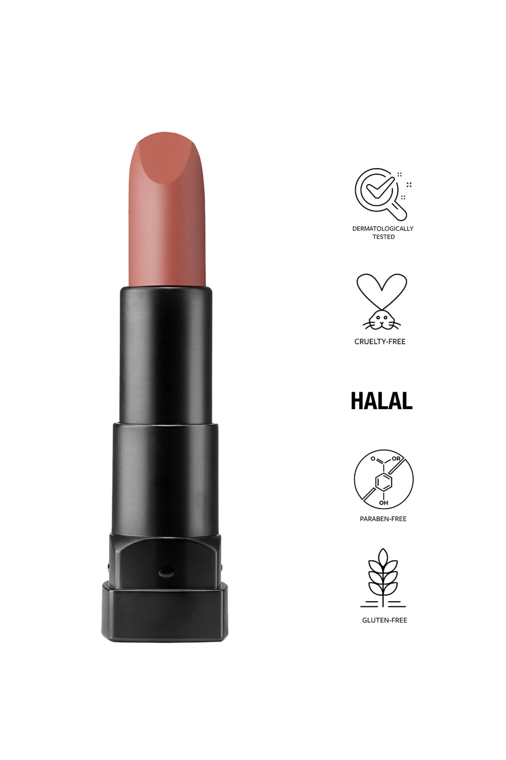 Pastel Profashion Matte Lipstick 553 Chocolate - Intense Matte Finish Lip Color with Smooth Formula