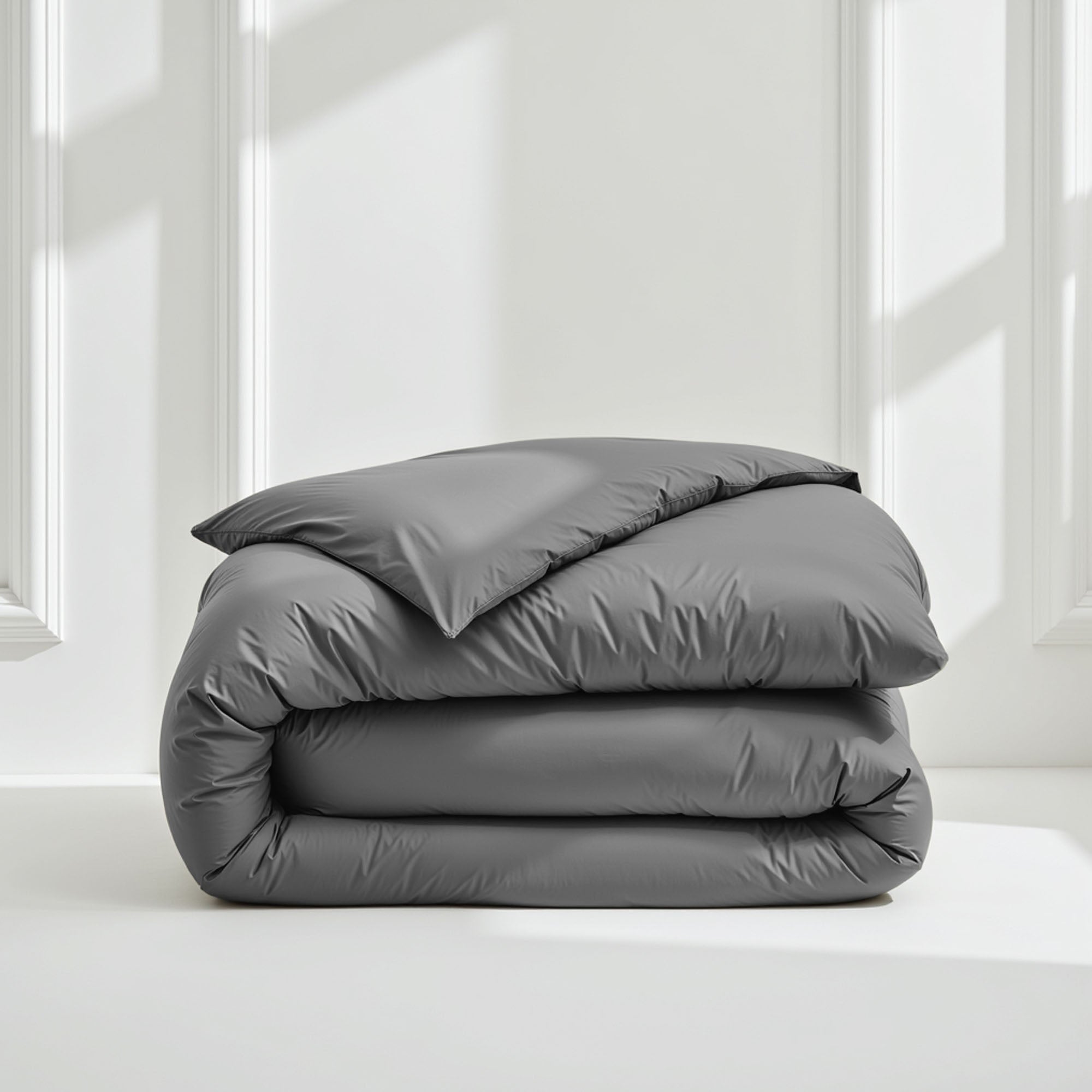 Italic Luxe Australian Sateen Duvet Cover — minimalist design context