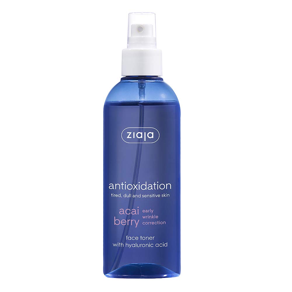 Ziaja Acai Berry Micellar Facial Cleansing Gel: Gently Cleanses, Refreshes & Protects with Antioxidants - Sensitive Skin Face Wash