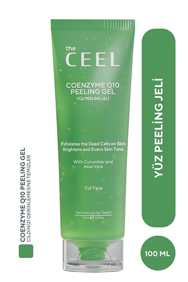 The Ceel Coenzyme Q10 Peeling Gel - Gentle Exfoliating Skincare for Anti-Aging, 3.38 fl oz