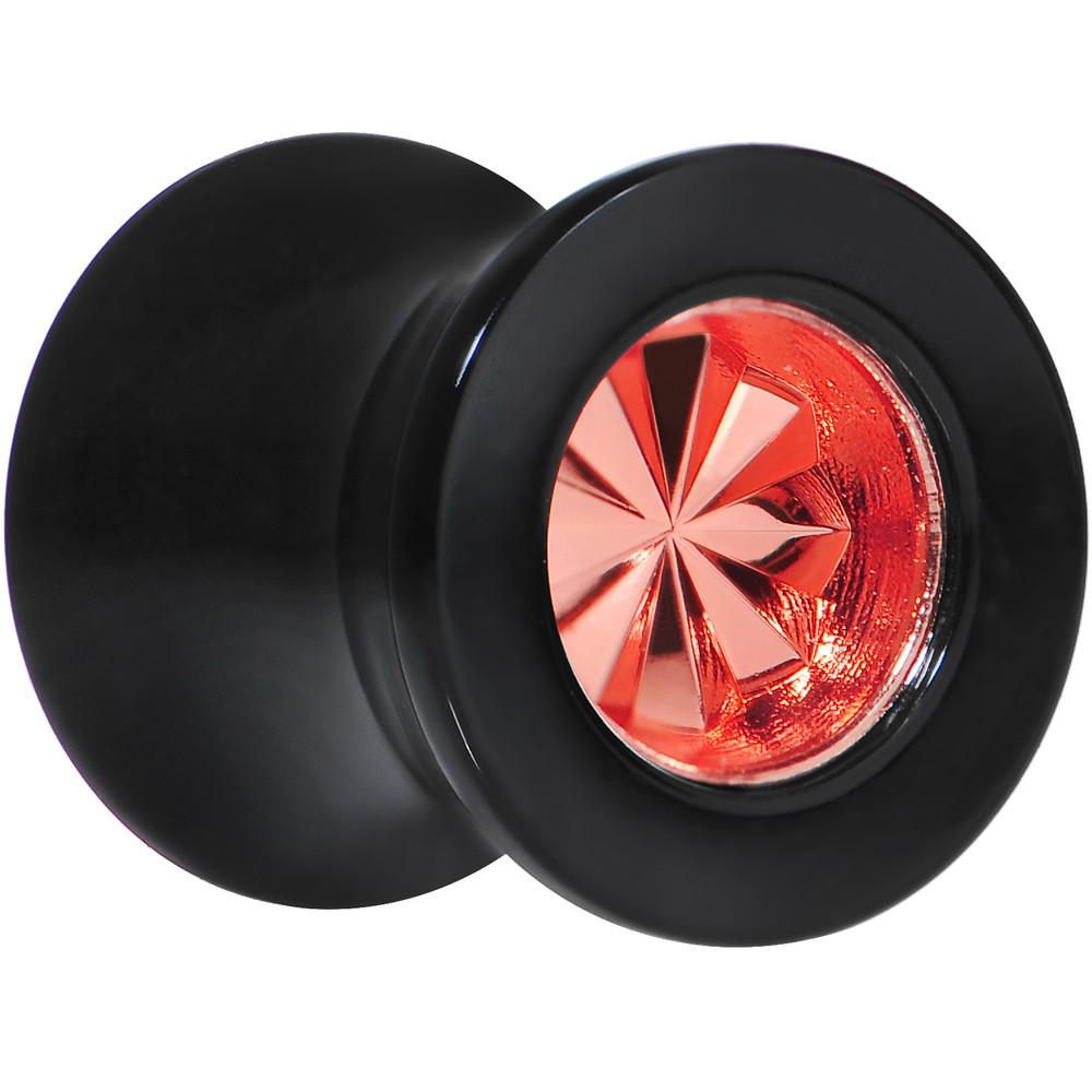 BodyCandy Black Acrylic Red Flashy Tire Rim Saddle Plug 2G to 20mm — lifestyle context