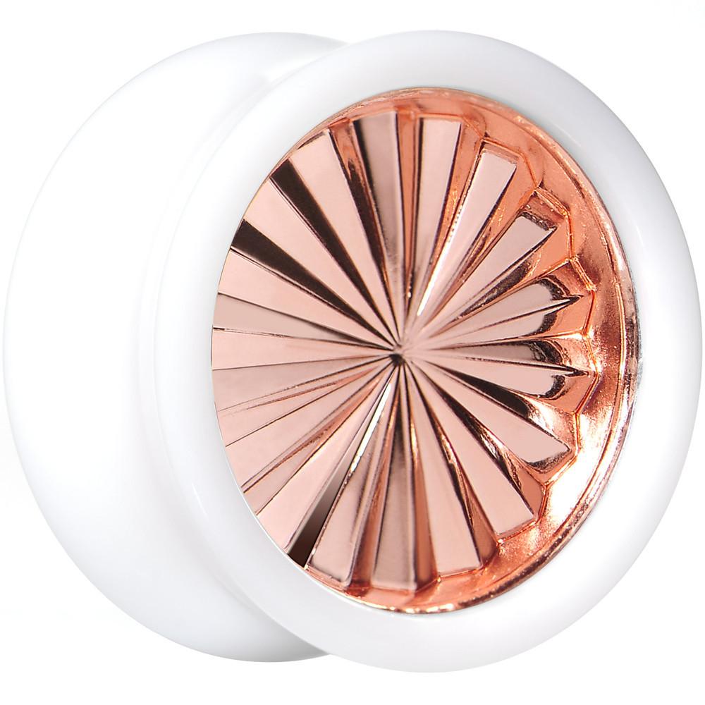 BodyCandy White Acrylic Pink Flashy Tire Rim Saddle Plug 2G to 20mm — size reference