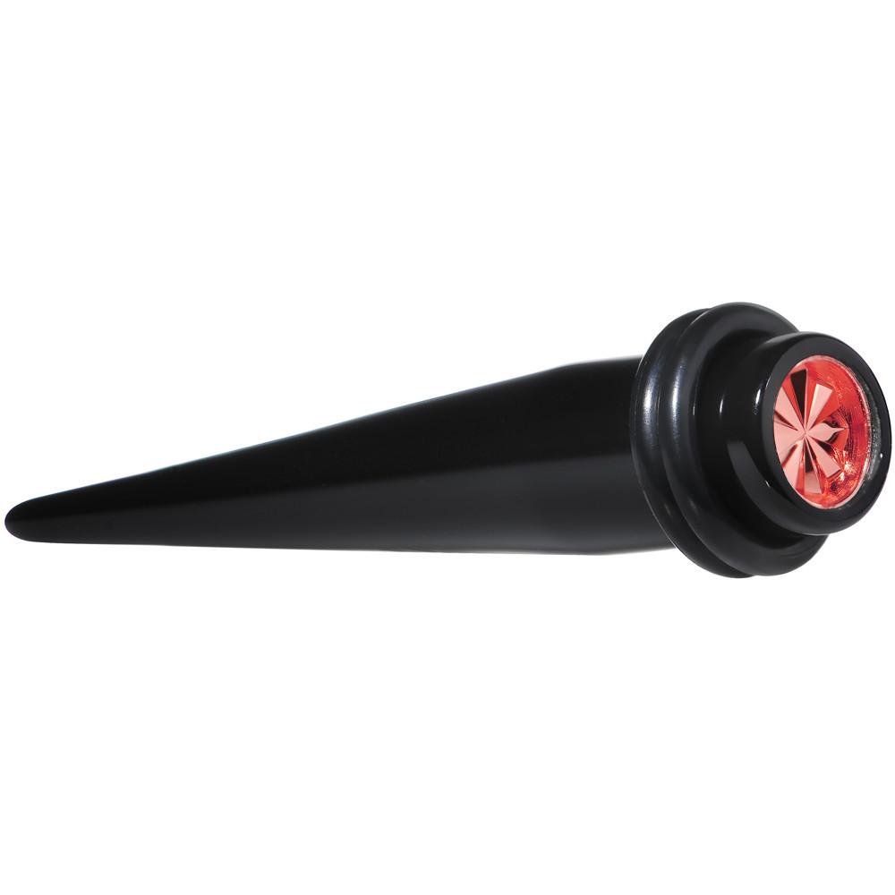 BodyCandy Black Acrylic Red Flashy Tire Rim Taper 2G to 20mm — lifestyle context